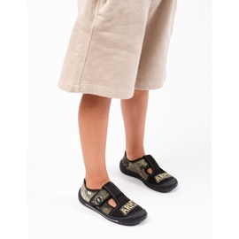 SHELOVET Zapatillas velcro para niño 3F camo multicolor 2