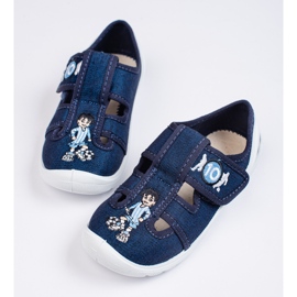 SHELOVET Zapatillas marinas para jardín de infantes para niño 3F azul 1