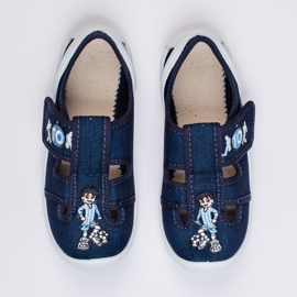 SHELOVET Zapatillas marinas para jardín de infantes para niño 3F azul 3