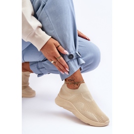 PG1 Zapatillas Deportivas Mujer Sin Cordones Beige Claris 1
