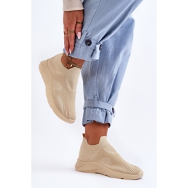 PG1 Zapatillas Deportivas Mujer Sin Cordones Beige Claris 2