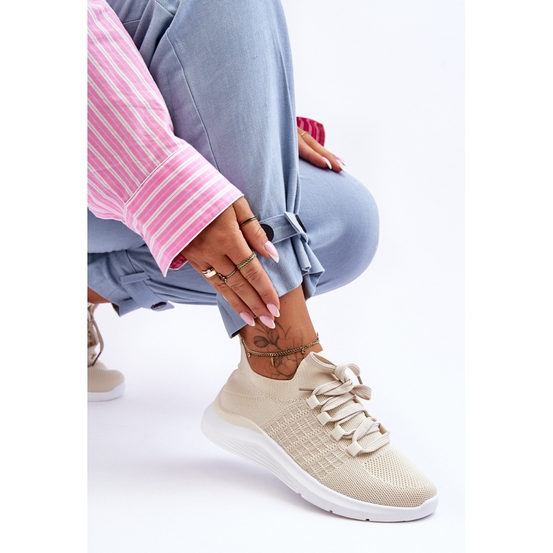 PG1 Deportivas Clásicas Mujer Beige Claro Nickilla 1