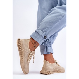 PG1 Zapatillas Deportivas De Mujer Sin Cordones Beige Venett 2