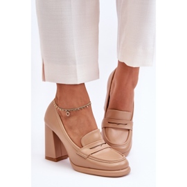 PS1 Bombas De Moda En Florencia Beige 1