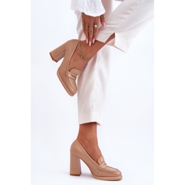 PS1 Bombas De Moda En Florencia Beige 2