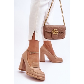 PS1 Bombas De Moda En Florencia Beige 3