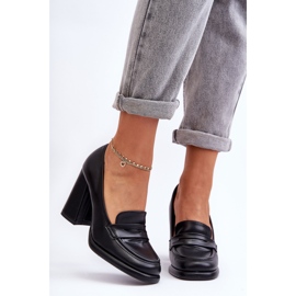 PS1 Bombas De Moda En Un Tacón Negro Florencia 6