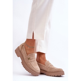 PS1 Mocasines De Ante Con Adorno Esperta Beige 7