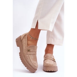 PS1 Mocasines De Ante Con Adorno Esperta Beige 8