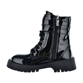 Botas lacadas negras con aislamiento negro niña Big Star KK374131 5