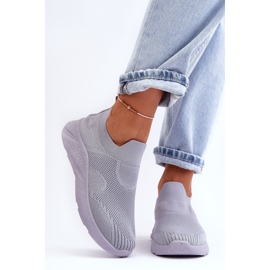 PG1 Zapatillas Deportivas Sin Cordones Mujer Gris Claris 1