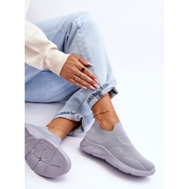 PG1 Zapatillas Deportivas Sin Cordones Mujer Gris Claris 5