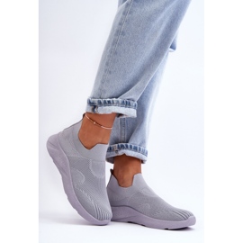 PG1 Zapatillas Deportivas Sin Cordones Mujer Gris Claris 7