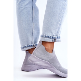 PG1 Zapatillas Deportivas Sin Cordones Mujer Gris Claris 3
