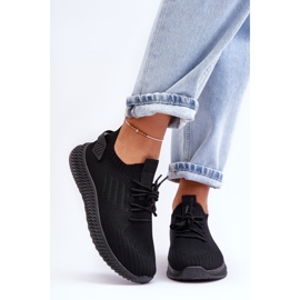PG1 Zauna Mujer Slip-on Textile Trainers Negro 7