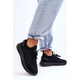 PG1 Zauna Mujer Slip-on Textile Trainers Negro 8
