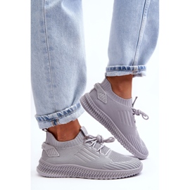 PG1 Zapatillas Mujer Slip-On Textil Gris Zauna 1
