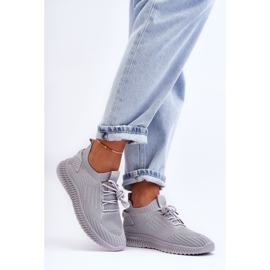 PG1 Zapatillas Mujer Slip-On Textil Gris Zauna 5