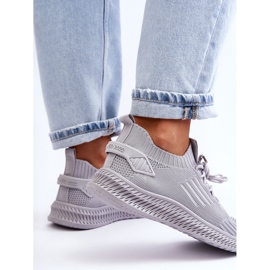 PG1 Zapatillas Mujer Slip-On Textil Gris Zauna 2