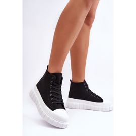 PS1 Zapatillas altas de mujer negras Avis negro 1