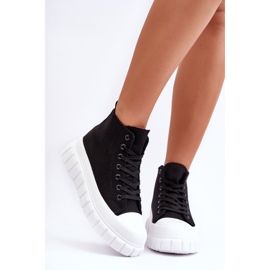 PS1 Zapatillas altas de mujer negras Avis negro 6