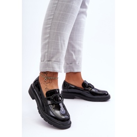 PG1 Mocasines Lacados Plataforma Negro Jarren 1