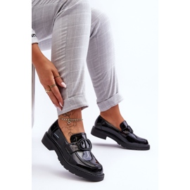 PG1 Mocasines Lacados Plataforma Negro Jarren 4