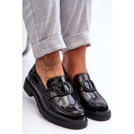 PG1 Mocasines Lacados Plataforma Negro Jarren 5