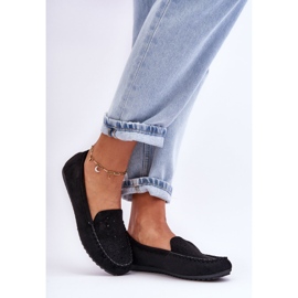 Mocasines Mujer Ante Negro Molly 2