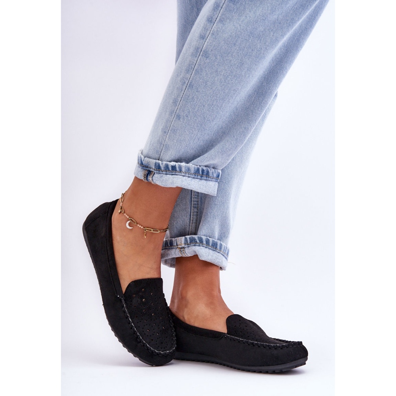 Mocasines Mujer Ante Negro Molly 2 Mocasines Mujer Ante Negro Molly 2