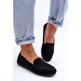 Mocasines Mujer Ante Negro Molly 4