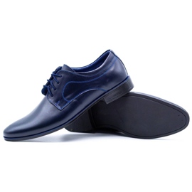 Olivier Zapatos formales hombre 108 azul marino 6