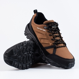 Zapatillas trekking hombre DK aqua Softshell marrón negro 1