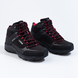 Zapatos de trekking de hombre DK con cordones y parte superior alta negro 3
