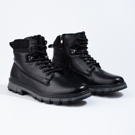 Botas de montaña de hombre Shelovet negras negro 1