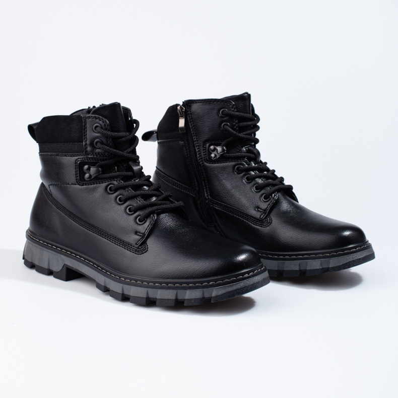 Botas de montaña de hombre Shelovet negras negro 1
