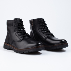 Botas de montaña de hombre Shelovet negras negro 1