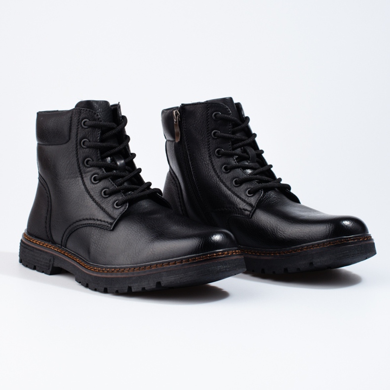 Botas de montaña de hombre Shelovet negras negro 1