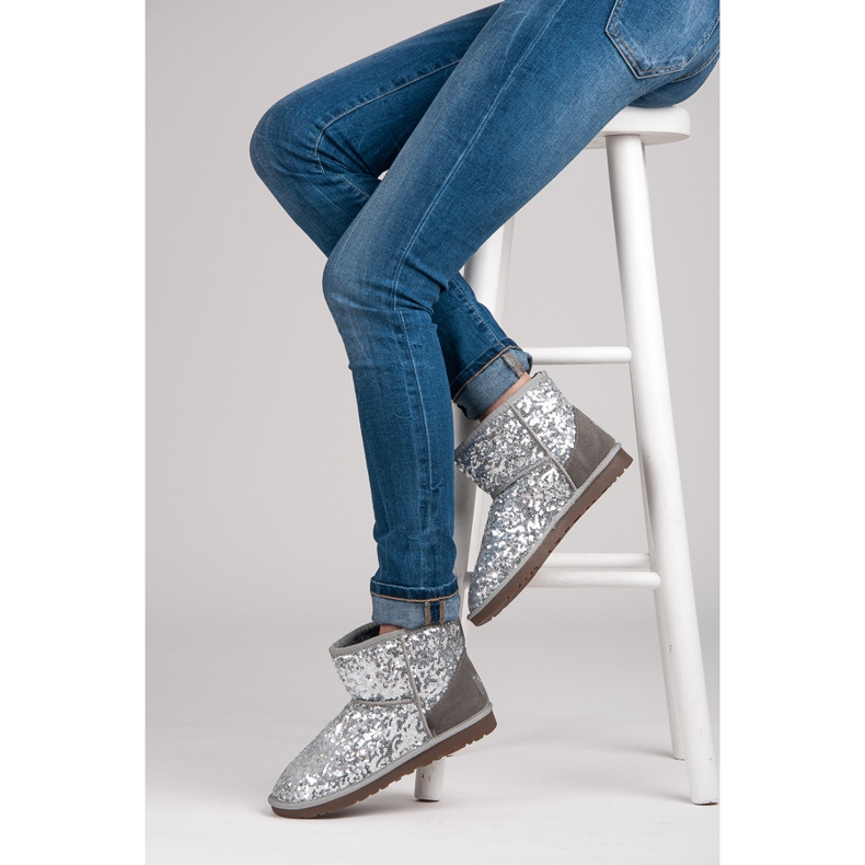 Torna Muklukes brillantes gris 1