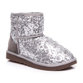 Torna Muklukes brillantes gris 2