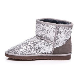 Torna Muklukes brillantes gris 3