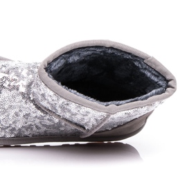 Torna Muklukes brillantes gris 5
