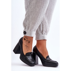 Zapatos de tacón negro Alisa 3