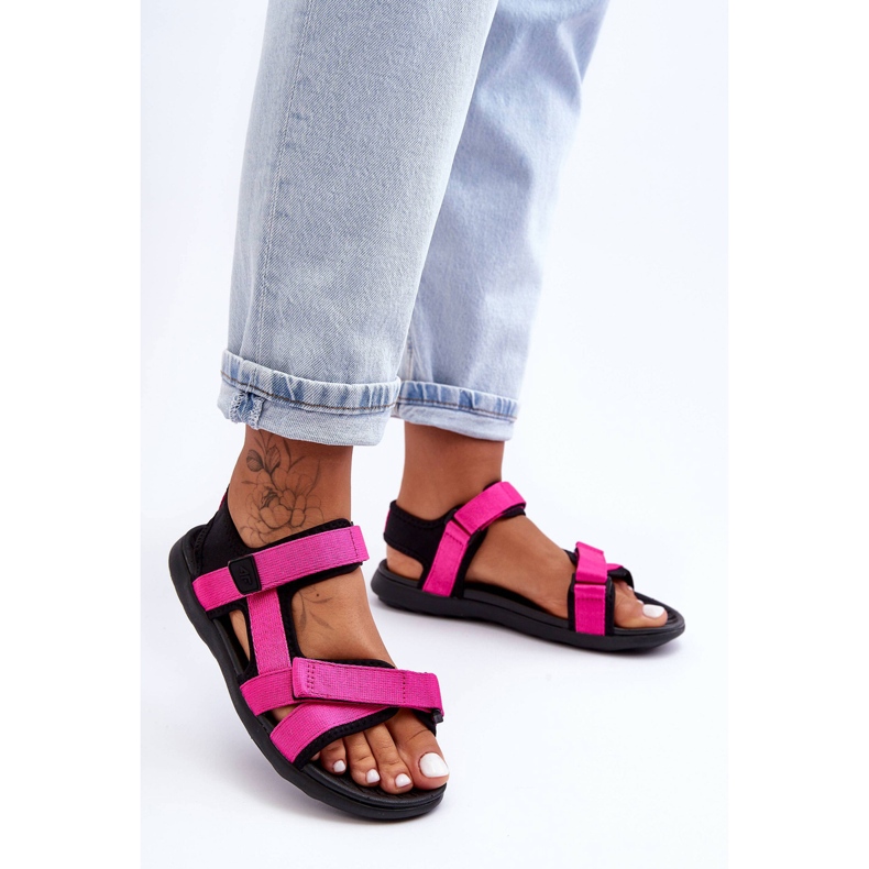 Sandalias Deportivas Mujer 4F 4FSS23FSANF014-55S Fucsia rosa 1