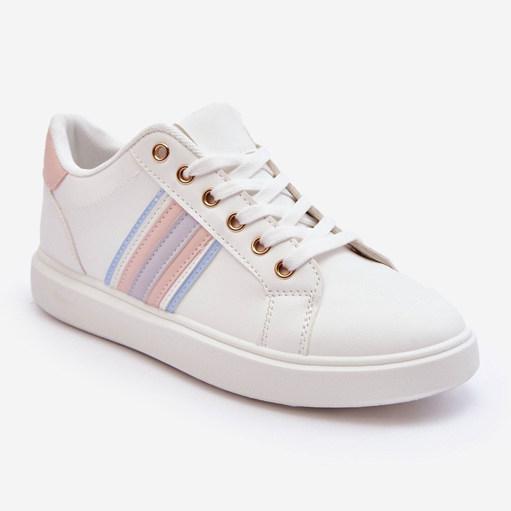 PG1 Deportivas Mujer Piel Blanco y Rosa Rilee 2 PG1 Deportivas Mujer Piel Blanco y Rosa Rilee 2