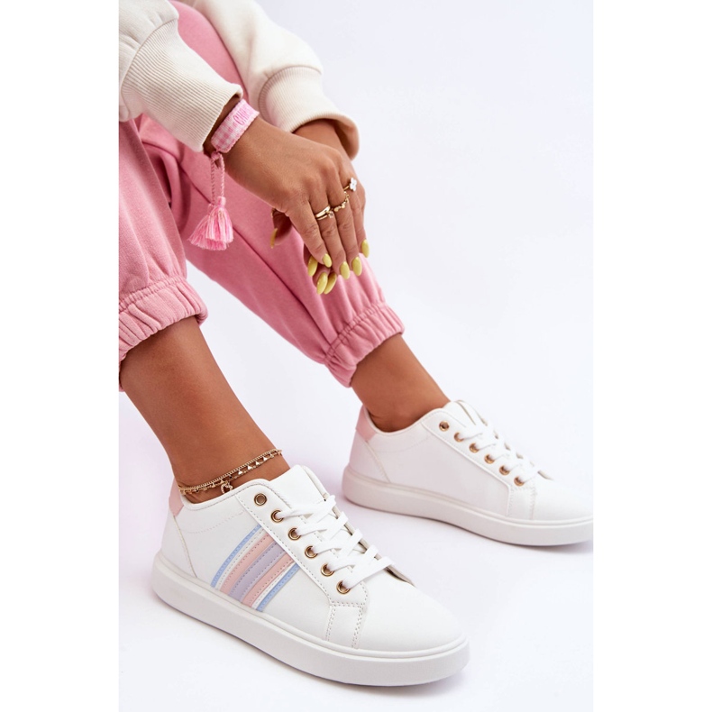 PG1 Deportivas Mujer Piel Blanco y Rosa Rilee 1