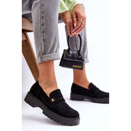 PS1 Mocasines De Ante Con Adorno Esperta Negro 4