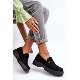 PS1 Mocasines De Ante Con Adorno Esperta Negro 5