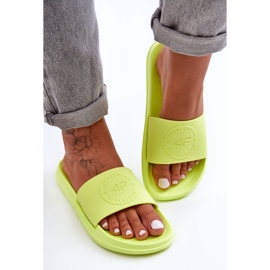 Pantuflas Sport Mujer 4F 4FSS23FFLIF069-72S Lima verde 3
