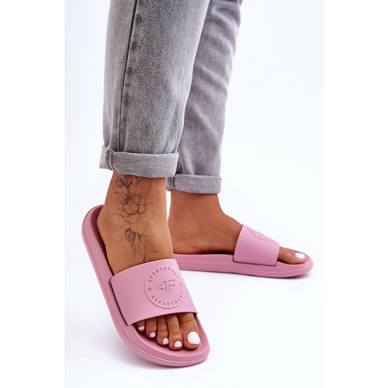 Pantuflas Sport Mujer 4F 4FSS23FFLIF069-56S Rosa rosado 1 Pantuflas Sport Mujer 4F 4FSS23FFLIF069-56S Rosa rosado 1